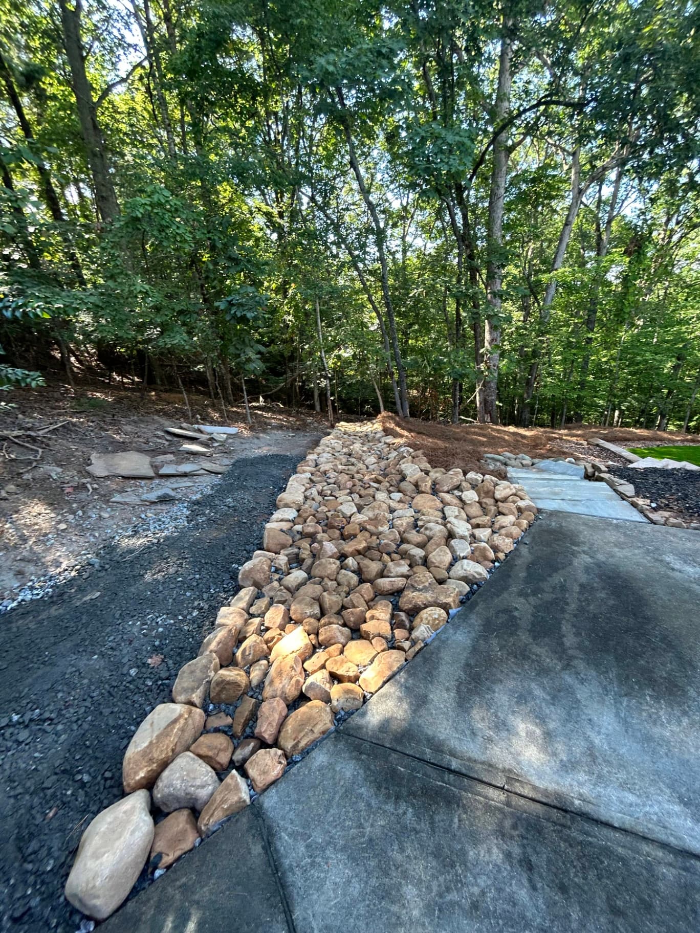 Decorative Stone Paving Installation