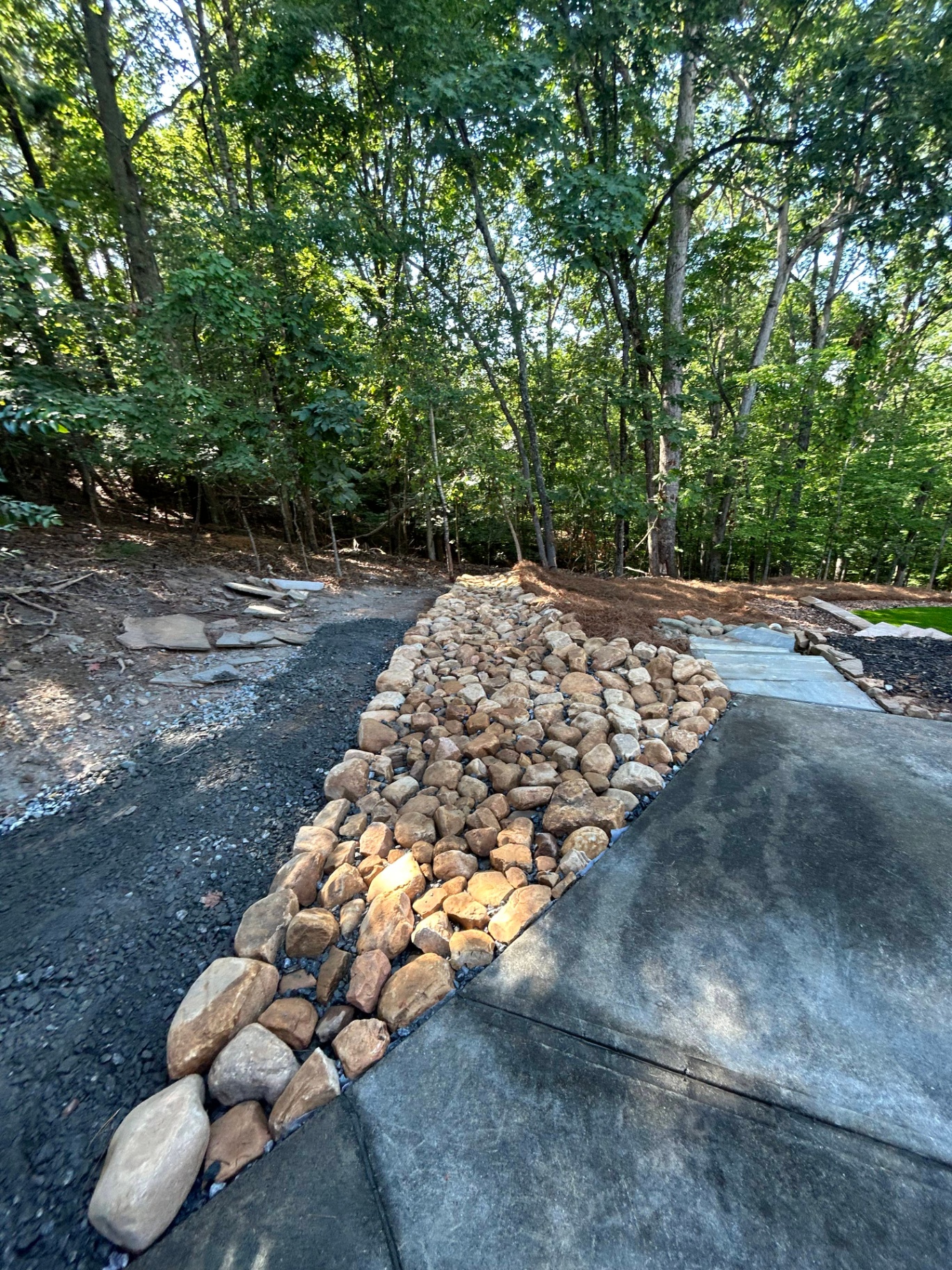 Decorative Stone Paving Installation